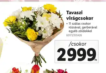 Lidl Tavaszi virágcsokor ajánlat