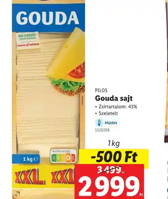 Lidl Pil Gouda sajt ajánlat