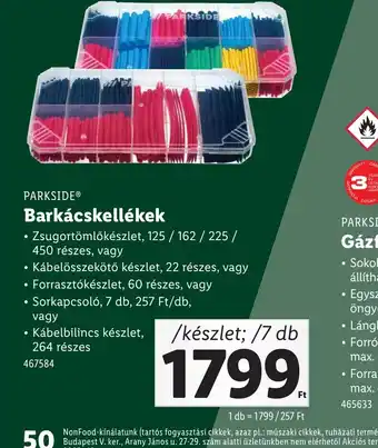 Lidl Parkside Barkácsskellékek ajánlat