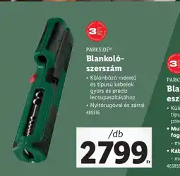 Lidl Parkside Blankol-szerszám ajánlat