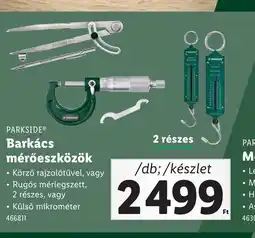 Lidl Parkside Barkács Mérőeszközök ajánlat