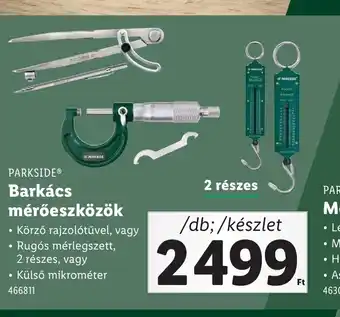 Lidl Parkside Barkács Mérőeszközök ajánlat