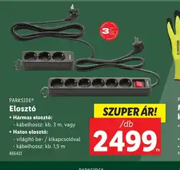 Lidl Parkside Eloszt ajánlat