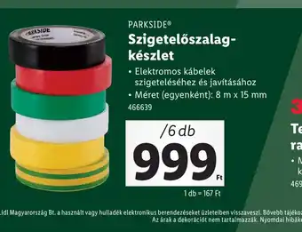 Lidl Parkside Szigetelőszalag-készlet ajánlat