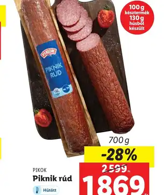 Lidl PIKOK Piknik rúd ajánlat