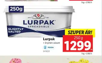 Lidl Lurpak Slightly Salted ajánlat