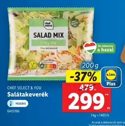 Lidl Chef Select Ft You Salátkeverék ajánlat