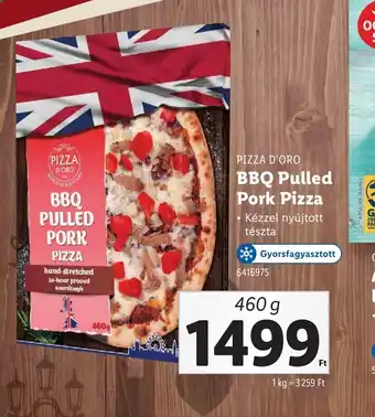 Lidl Pizza D'oro BBQ Pulled Pork Pizza ajánlat