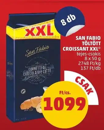 PENNY San fabio töltött croissant XXL ajánlat