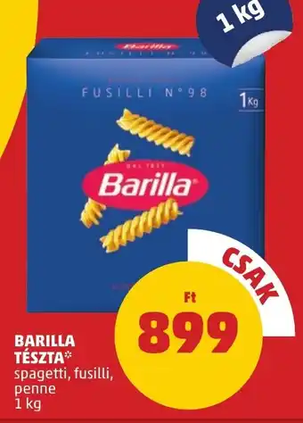 PENNY Barilla tészta ajánlat