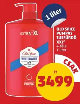 PENNY Old spice pumpás tusfürdő XXL ajánlat