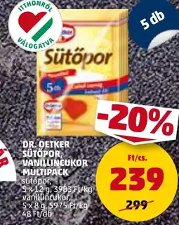 PENNY Dr. Oetker sütőpor, vanillincukor multipack ajánlat