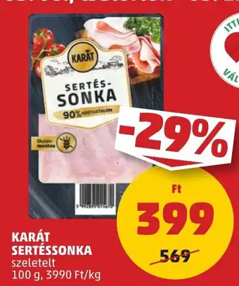 PENNY Karát sertéssonka ajánlat