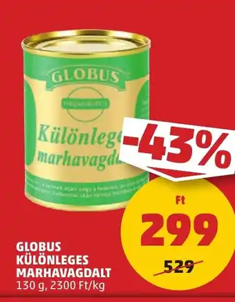 PENNY Globus különleges marhavagdalt ajánlat