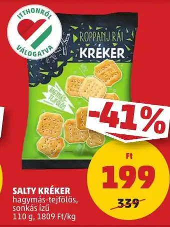 PENNY Salty kréker ajánlat