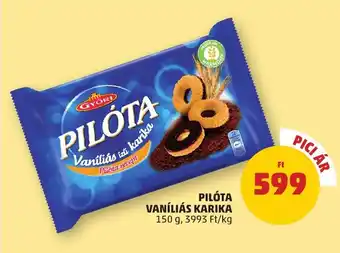 PENNY Pilóta vaníliás karika ajánlat