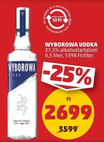 PENNY Wyborowa vodka ajánlat