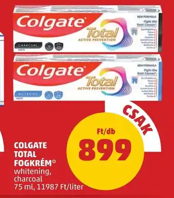 PENNY Colgate total fogkrém ajánlat