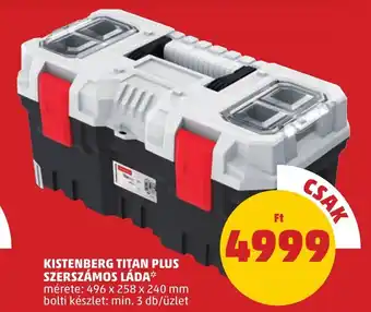 PENNY Kistenberg titan plus szerszámos láda ajánlat