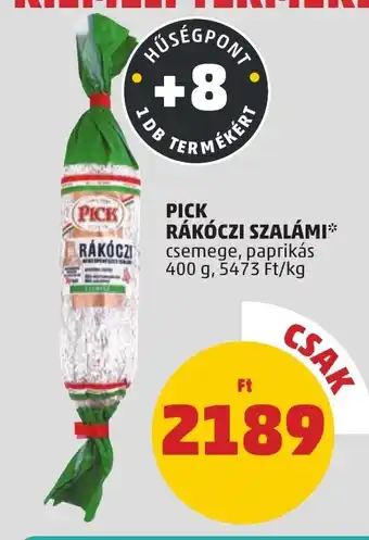 PENNY Pick rákóczi szalámi ajánlat