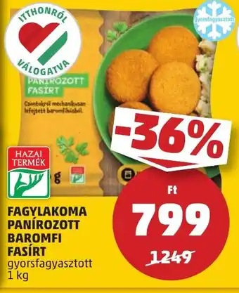 PENNY Fagylakoma panírozott baromfi fasírt ajánlat