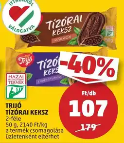 PENNY Trijó tízórai keksz ajánlat