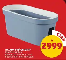Balkon virágcserép
