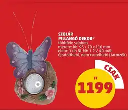 PENNY Szolár pillangó dekor ajánlat