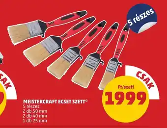 PENNY Meistercraft ecset szett ajánlat