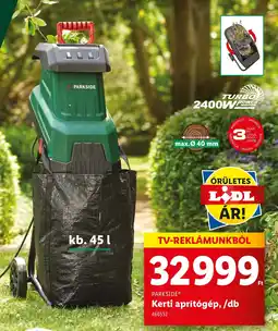 Lidl Kerti aprítógép ajánlat