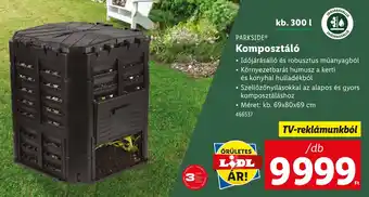 Lidl Parkside komposztáló ajánlat