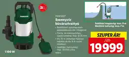 Lidl Parkside szennyvíz búvárszivattyú ajánlat