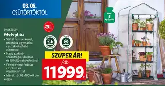 Lidl Parkside melegház ajánlat