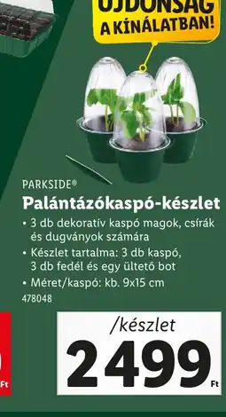 Lidl Parkside palántázókaspó-készlet ajánlat