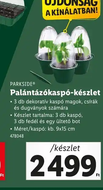 Lidl Parkside palántázókaspó-készlet ajánlat