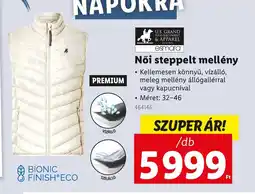 Lidl Női steppelt mellény ajánlat