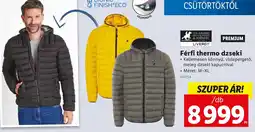 Lidl Férfi thermo dzseki ajánlat