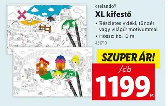 Lidl Crelando XL kifestő ajánlat