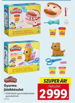 Lidl Play-doh gyurma játékkészlet ajánlat