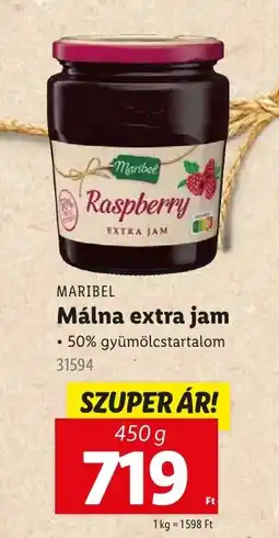 Lidl Maribel Málna extra jam ajánlat