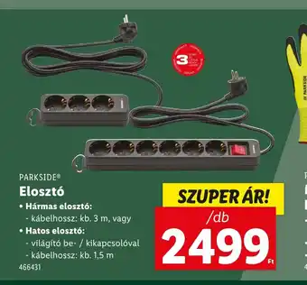 Lidl Parkside Elosztó ajánlat