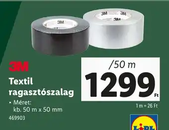 Lidl 3M Textil ragasztószalag ajánlat