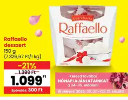 Spar Raffaello desszert ajánlat