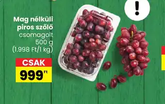 Spar Mag nélküli piros szőlő ajánlat