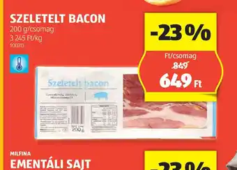 ALDI Szeletelet Bacon ajánlat