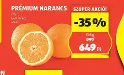 ALDI Prémium Narancs ajánlat