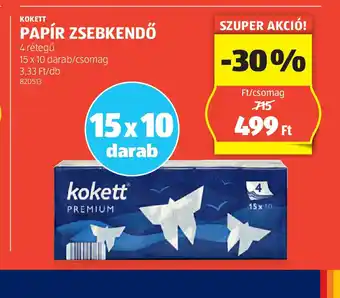 ALDI Kokett Papír Zsebkendő ajánlat