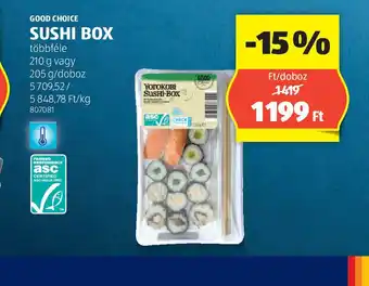 ALDI Good Choice Sushi Box ajánlat