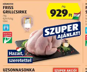 ALDI Húsmester Friss Grillcsirke ajánlat