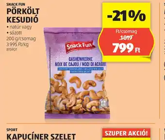 ALDI Snack Fun Pörkölt Kesudi ajánlat